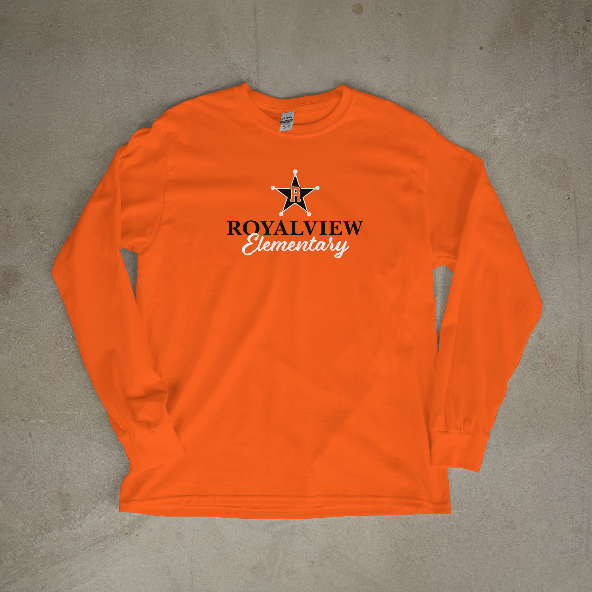 Royalview Elementary w/ R Star Long Sleeve Tee